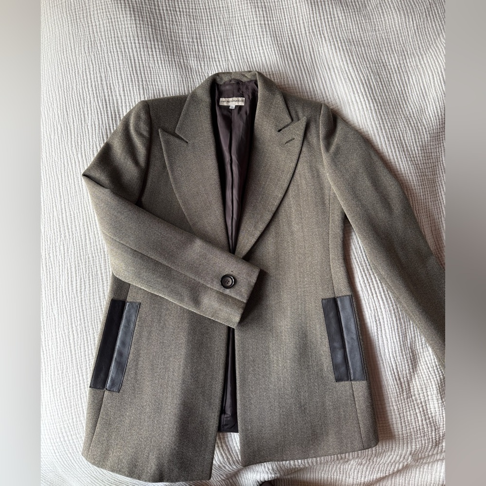 Vintage Emporio Armani Wool-Blend Blazer